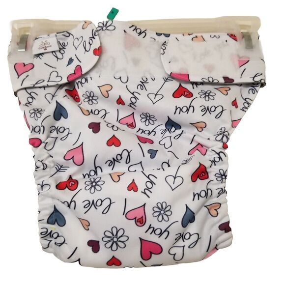 Cute‎ Bone Dog Diaper Valentines Large Love Heart - Picture 2 of 2
